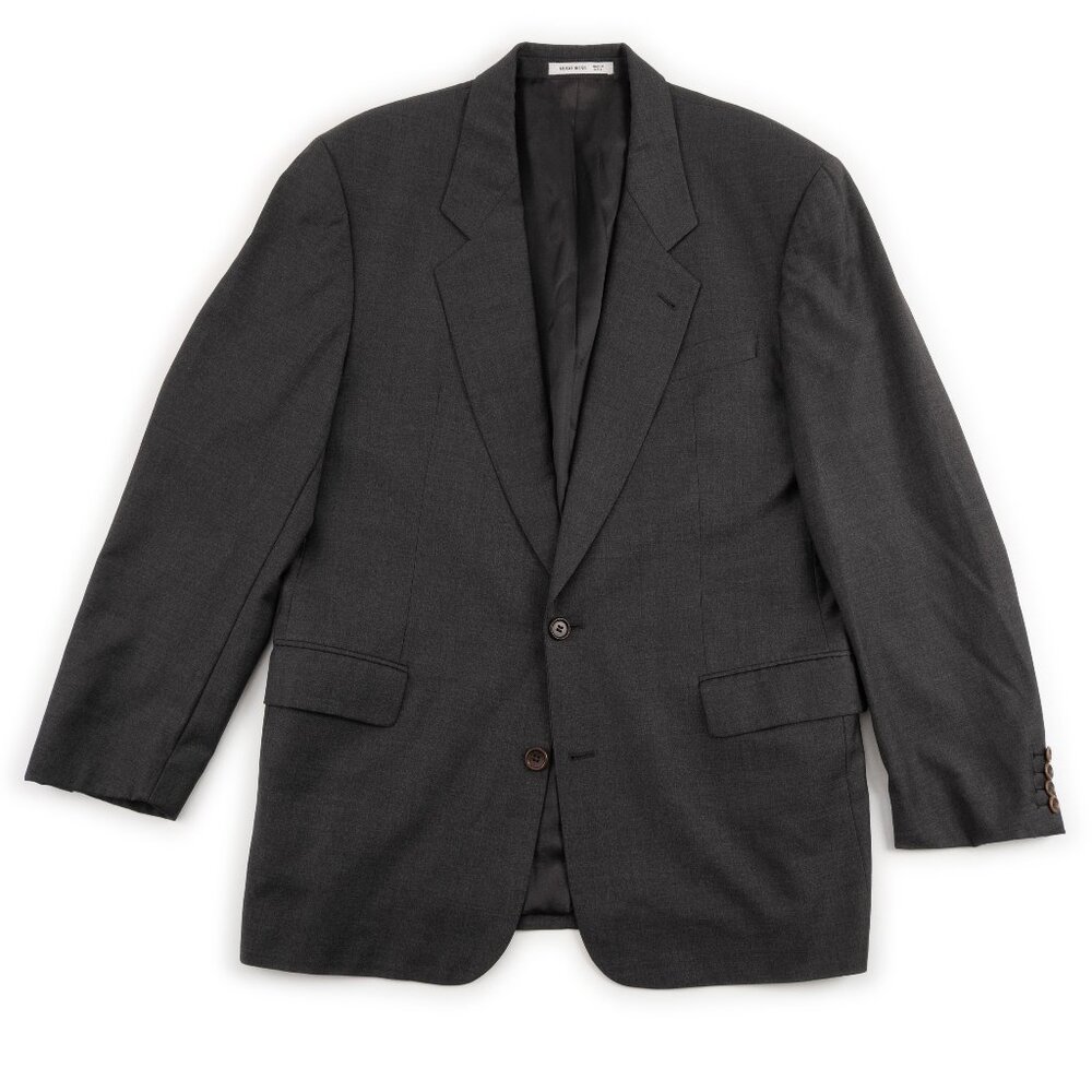 HUGO BOSS Loro Piana Super 100's charcoal grey wool blazer 42L